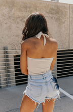 Load image into Gallery viewer, Fiji Tan Halter Bodysuit
