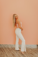 Load image into Gallery viewer, Lexi White Flare Jeans
