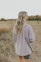 Load image into Gallery viewer, Muted Lavender Shacket
