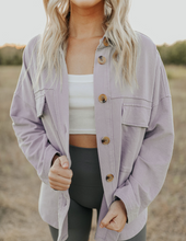 Load image into Gallery viewer, Muted Lavender Shacket
