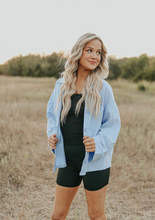 Load image into Gallery viewer, Baby Blue Shacket
