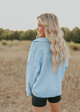 Load image into Gallery viewer, Baby Blue Shacket
