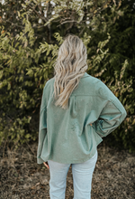 Load image into Gallery viewer, Sage Green Shacket
