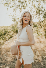 Load image into Gallery viewer, Taupe Ribbed Dress
