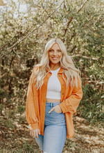 Load image into Gallery viewer, Orange Shacket

