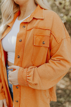 Load image into Gallery viewer, Orange Shacket
