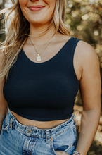 Load image into Gallery viewer, Black Criss-Cross Tank
