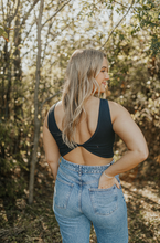 Load image into Gallery viewer, Black Criss-Cross Tank
