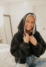 Load image into Gallery viewer, Black Teddy Hoodie
