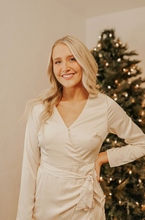 Load image into Gallery viewer, Champagne Satin Dress
