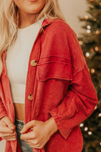 Load image into Gallery viewer, Vintage Red Shacket
