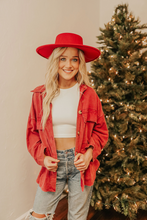 Load image into Gallery viewer, Vintage Red Shacket
