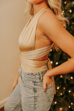 Load image into Gallery viewer, Golden Girl Wrap Bodysuit

