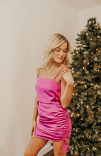 Load image into Gallery viewer, Malibu Barbie Satin Dress
