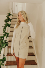 Load image into Gallery viewer, Ecru Overall Dress
