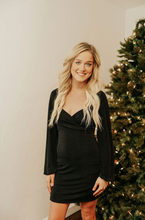 Load image into Gallery viewer, Emma Black Mini Dress
