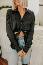 Load image into Gallery viewer, Alexis Silk Cutout Top
