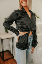 Load image into Gallery viewer, Alexis Silk Cutout Top
