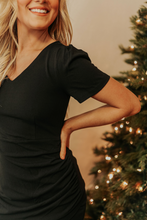 Load image into Gallery viewer, Maddi Black Mini Dress
