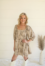 Load image into Gallery viewer, Patterned Babydoll Dress
