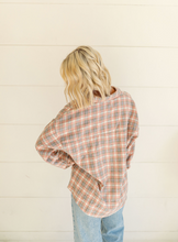 Load image into Gallery viewer, Telluride Plaid Shacket - Pink/Cream
