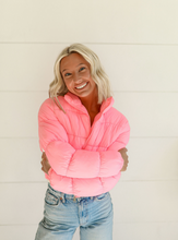 Load image into Gallery viewer, Candy Hearts Puffer - Pink
