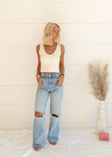 Load image into Gallery viewer, Cream Smocked Tank
