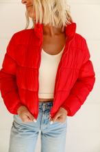 Load image into Gallery viewer, Candy Hearts Puffer - Red
