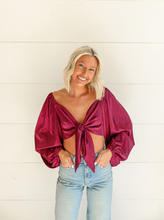 Load image into Gallery viewer, Crushing on You Silk Top
