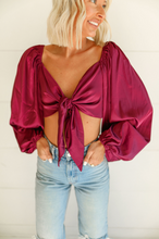 Load image into Gallery viewer, Crushing on You Silk Top
