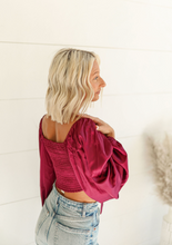 Load image into Gallery viewer, Crushing on You Silk Top
