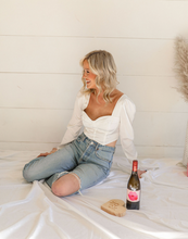 Load image into Gallery viewer, White Rabbit Corset Top
