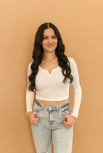 Load image into Gallery viewer, It Girl White Crop
