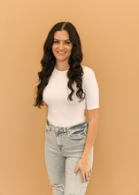 Load image into Gallery viewer, White 1/2 Sleeve Elevated Basic

