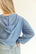 Load image into Gallery viewer, Closer Blue Crop Sweatshirt
