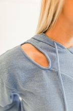Load image into Gallery viewer, Closer Blue Crop Sweatshirt
