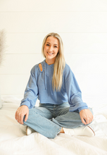 Load image into Gallery viewer, Closer Blue Crop Sweatshirt
