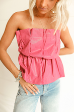 Load image into Gallery viewer, Leather Barbie Top
