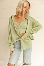 Load image into Gallery viewer, Lime Silk Dress Shirt (Suggested as a Set)
