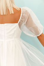 Load image into Gallery viewer, Reign White Babydoll Dress
