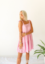 Load image into Gallery viewer, Orchid Bloom Tied Dress
