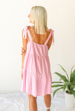 Load image into Gallery viewer, Orchid Bloom Tied Dress
