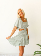 Load image into Gallery viewer, Bayside Blue Cutout Dress
