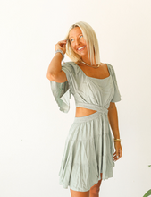 Load image into Gallery viewer, Bayside Blue Cutout Dress
