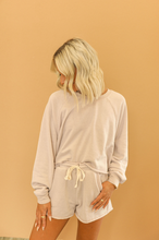 Load image into Gallery viewer, Lavender Basics Sweat Set- Top
