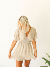 Load image into Gallery viewer, Neutral Floral Romper
