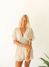 Load image into Gallery viewer, Neutral Floral Romper
