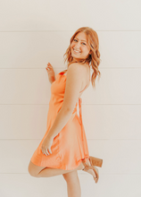 Load image into Gallery viewer, Sherbert Silk Mini Dress
