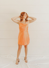 Load image into Gallery viewer, Sherbert Silk Mini Dress
